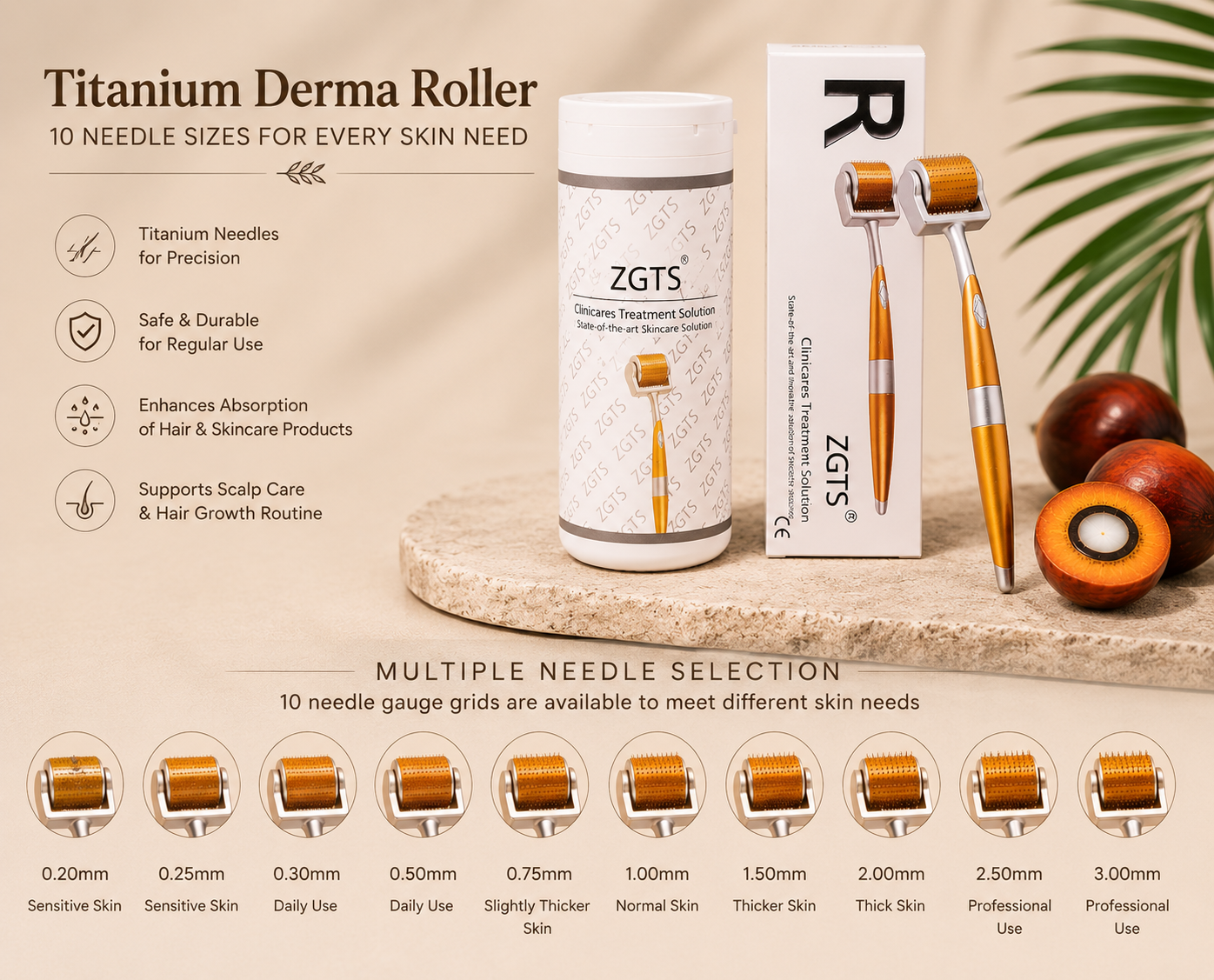 Titanium Scalp Care Roller
